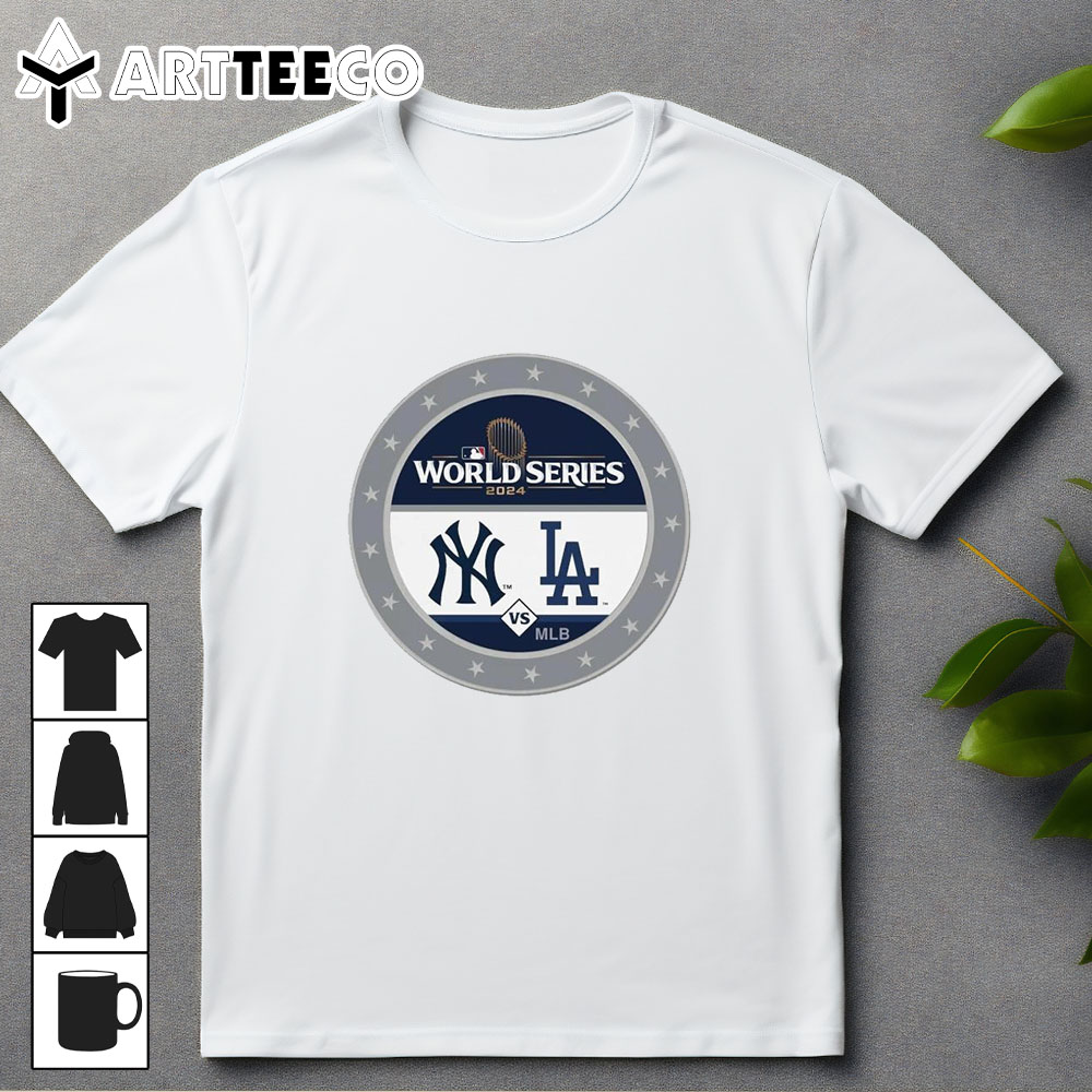 Los Angeles Dodgers Vs New York Yankees Dueling 2024 World Series MLB T Shirt Trending