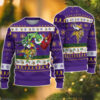 Minnesota Vikings Special Grinch's Hand Football Christmas Ugly Sweater