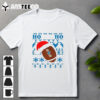 NFL Detroit Lions Football Santa Claus Ho Ho Ho Christmas 2024 T Shirt Trending