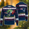 New England Patriots Special Grinch's Hand Football Christmas Ugly Sweater