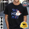 New York Mets Santa Claus Ho Ho Ho Christmas Retro T Shirt 1