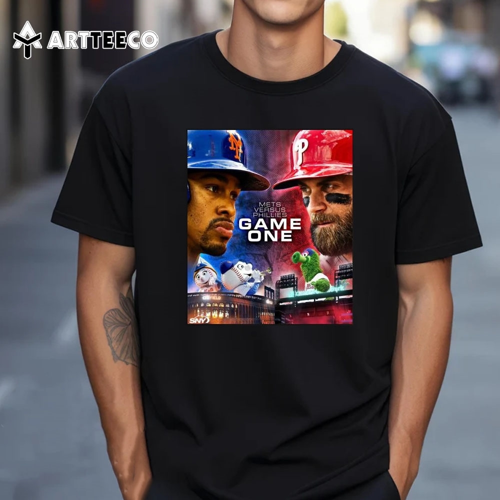 New York Mets Vs Philadelphia Phillies 2024 Game One T Shirt