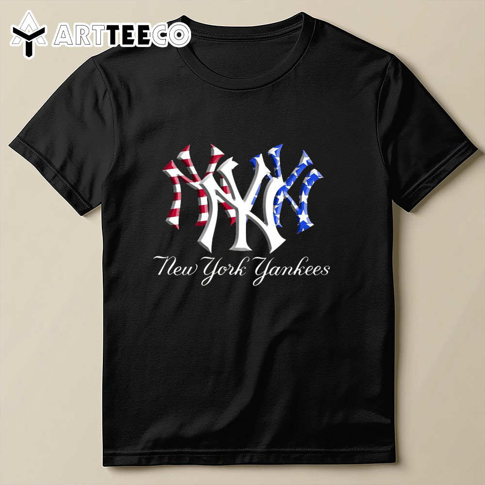 New York Yankees Mlb Celebrating 4th Of July America 2024 T Shirt