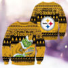 Pittsburgh Steelers Football Grinch Christmas Ugly Sweater