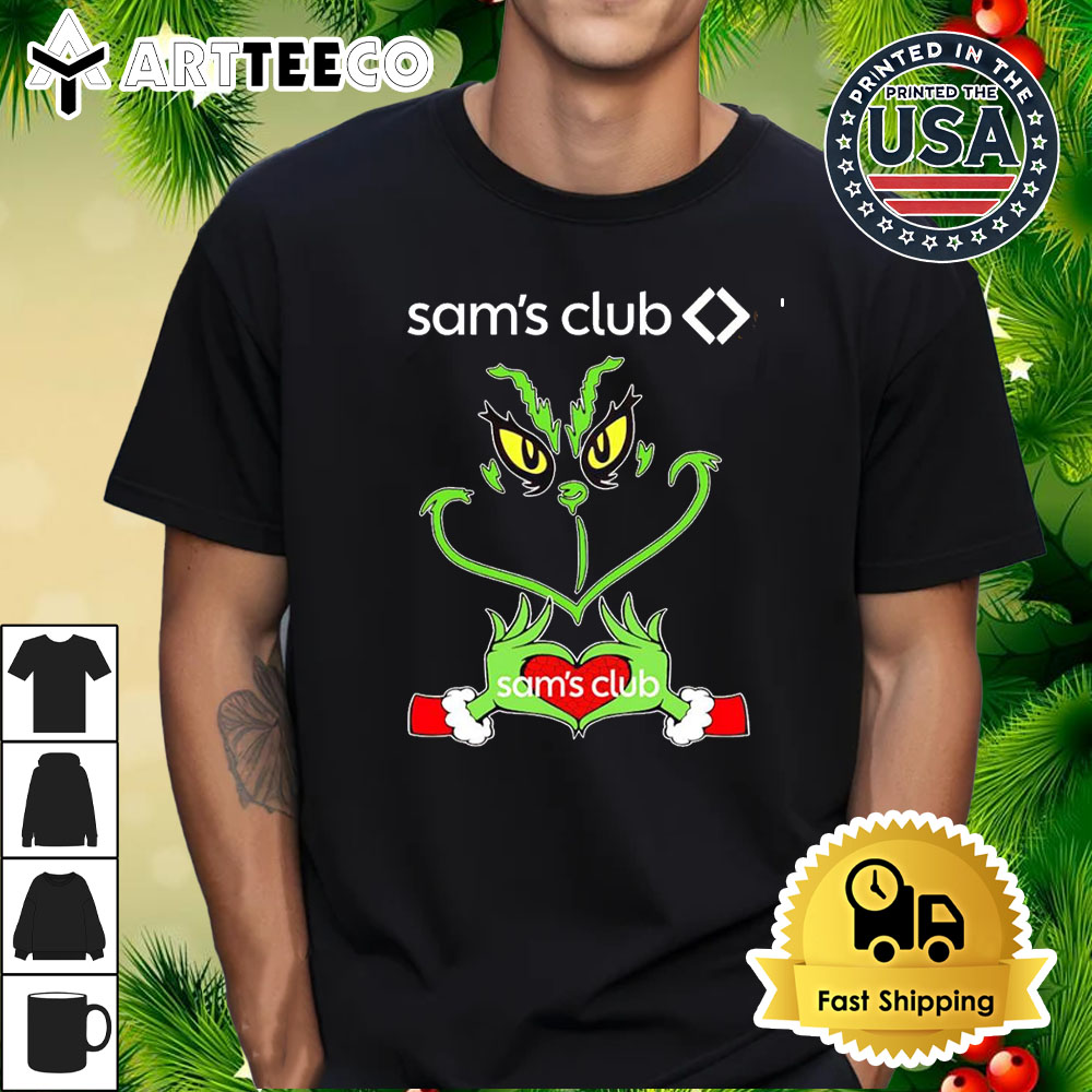 Sam's Club X Grinch Christmas Retro T Shirt 1