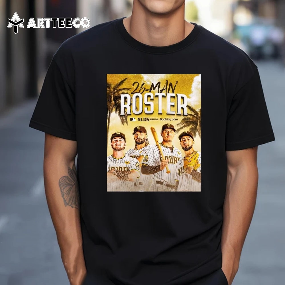 San Diego Padres 26 Man Roster 2024 NLDS T Shirt