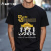 San Diego Padres 55 Years Of The Padres Champions 1969 2024 Thank You Signatures T Shirt