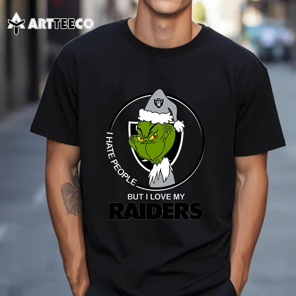 The Grinch I Hate People But I Love My Raiders Oakland Raiders