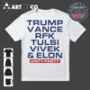 Trump Vance Rfk Tulsi Vivek And Elon Unity Party Vintage T Shirt 1