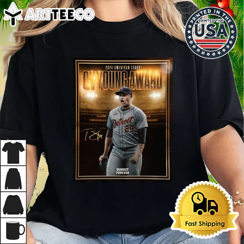 2024 American League Cy Young Award Dugout Forever Signature Shirt 2