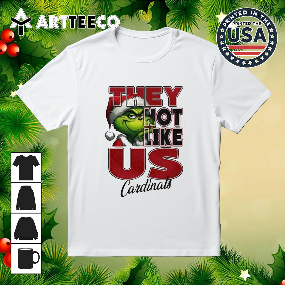 Arizona Cardinals Football They Not Like Us Merry Cardinals Christmas T Shirt 1