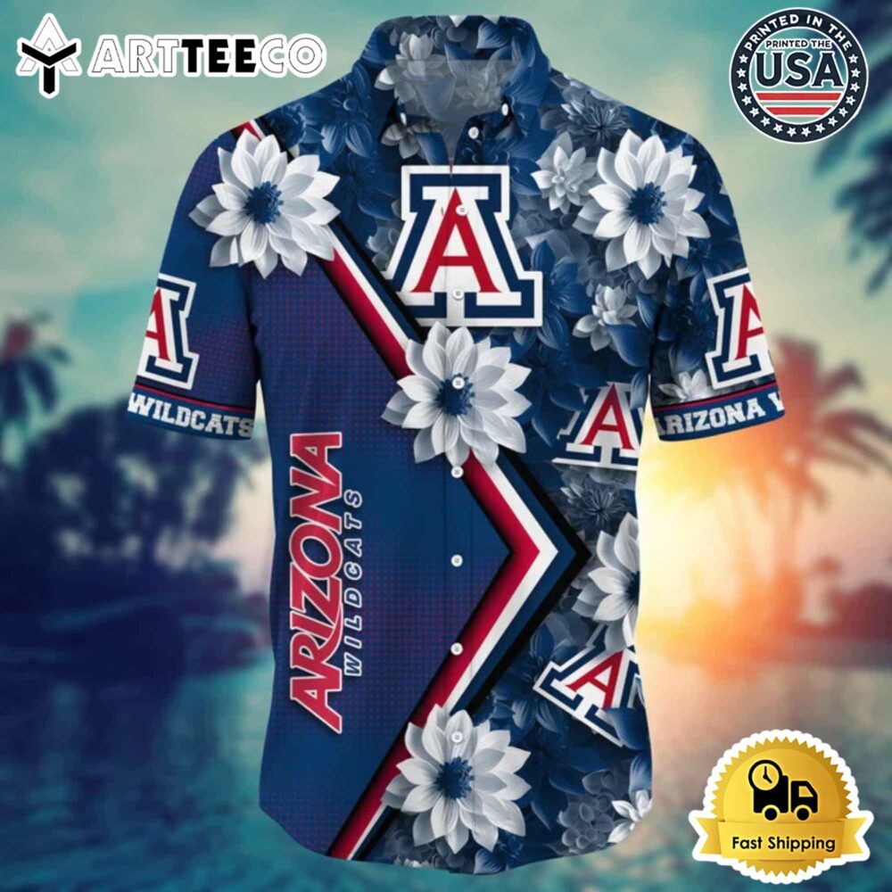 Arizona Wildcats Bold Floral Hawaiian Shirt Fans Summer Edition 2