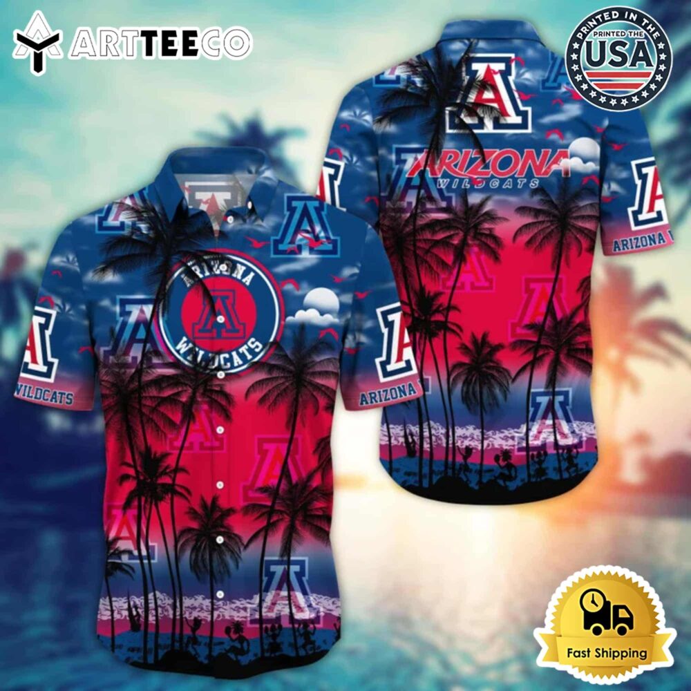 Arizona Wildcats Tropical Paradise Hawaiian Shirt Aloha Summer Vibes 1