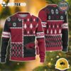 Arkansas Razorbacks Football Team Xmas Tree Snow Custom Name Ugly Christmas Sweater NCAA Football Gifts