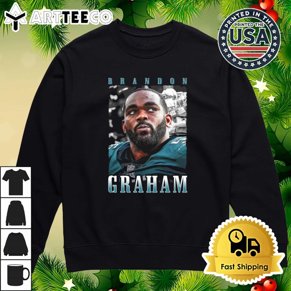 Brandon Graham Touchdown Man Vintage T Shirt 4