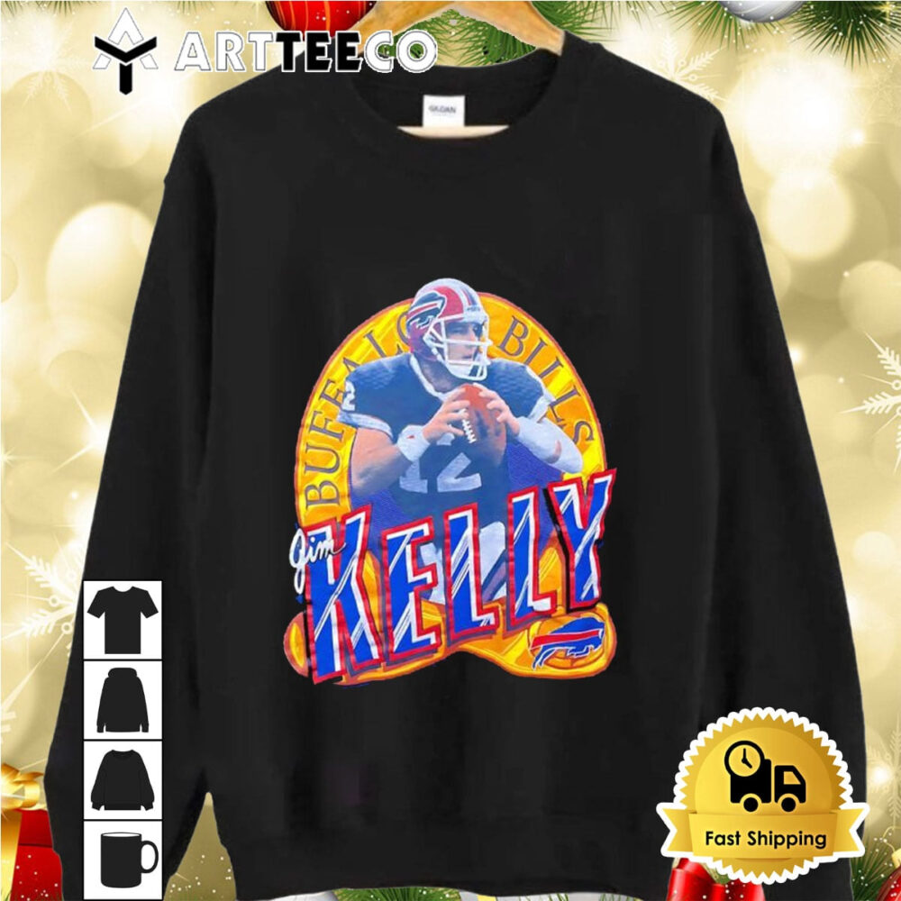 Buffalo Bills Football Jim Kelly Graphic Shirt 2