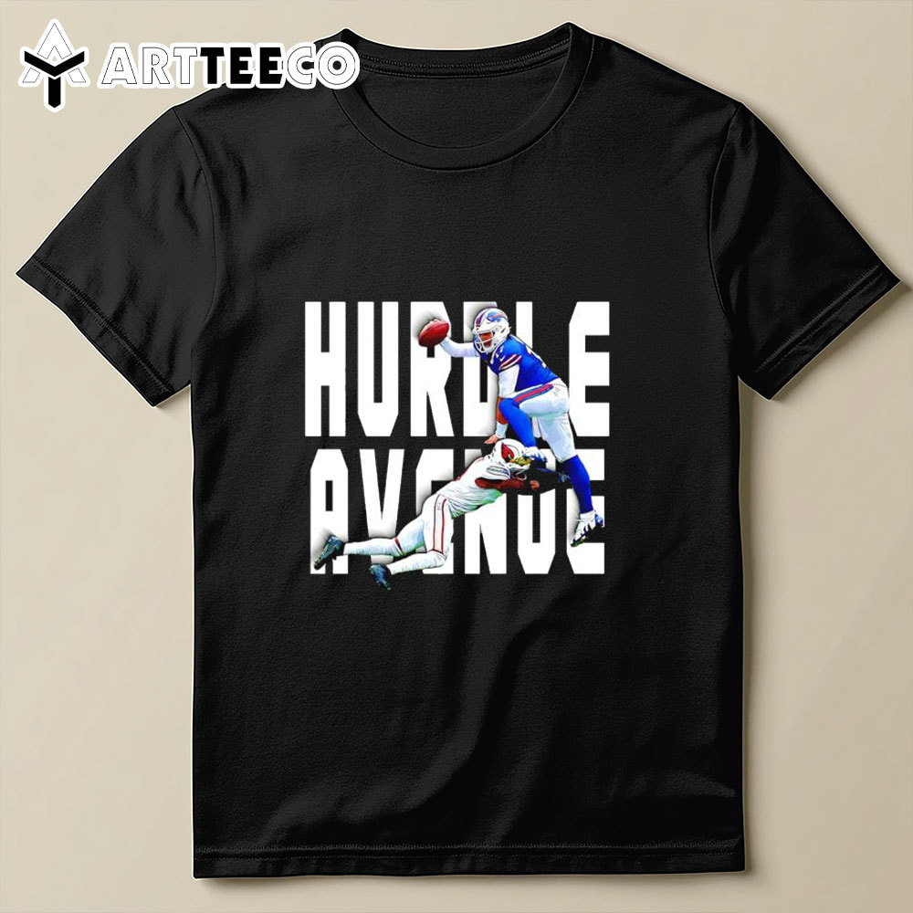 Buffalo Bills Josh Allen Hurdle Avenue T Shirt