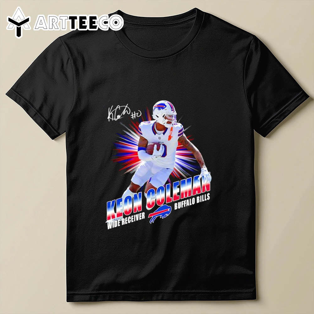 Buffalo Bills Keon Coleman First Game Signatures T Shirt