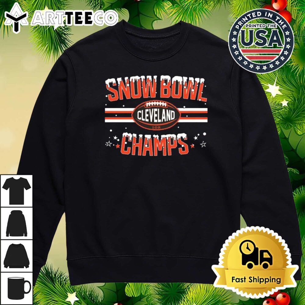 Cleveland Snow Bowl Champ Retro T Shirt 4