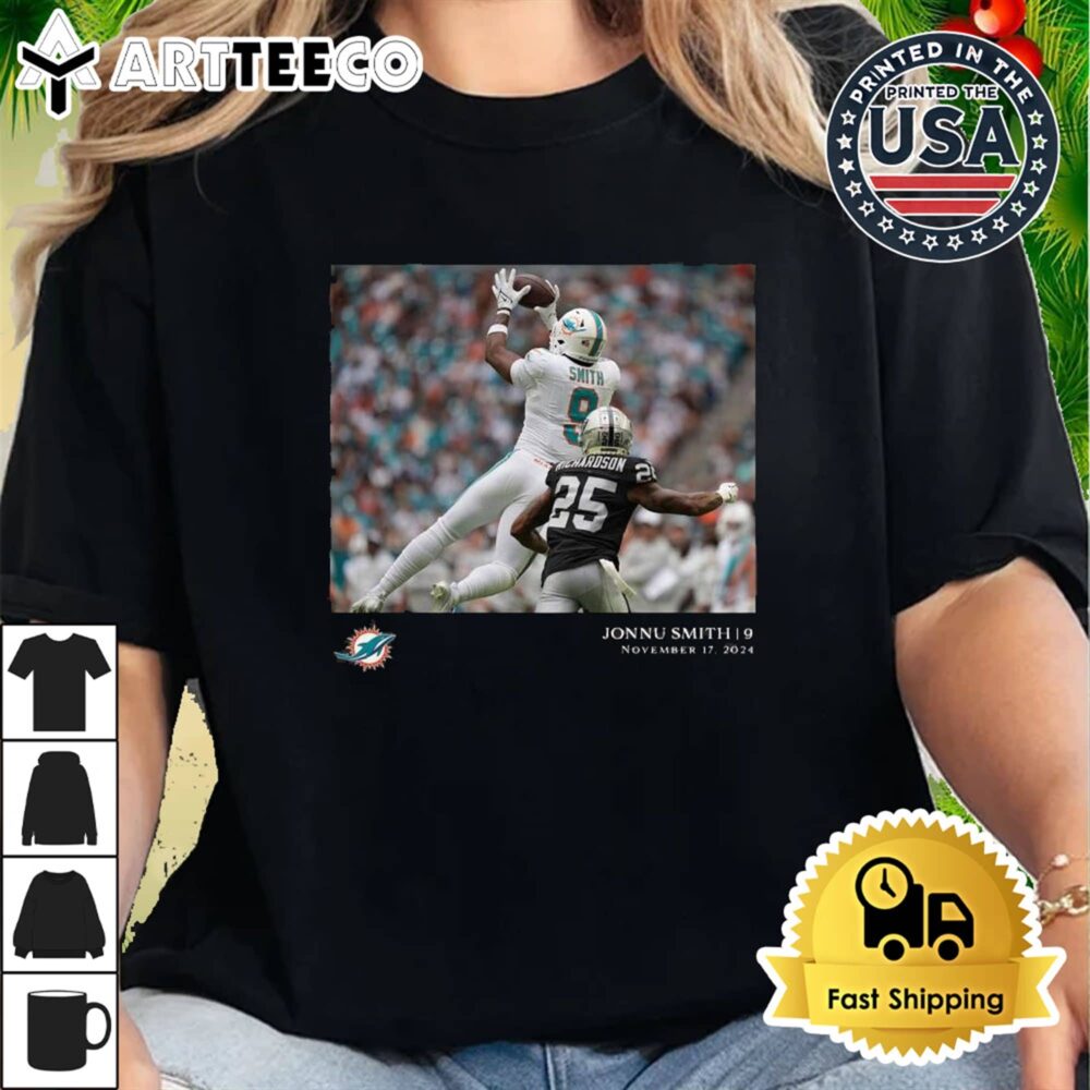 Jonnu Smith Miami Dolphins NFL Flash Features Week 11 T Shirt 2