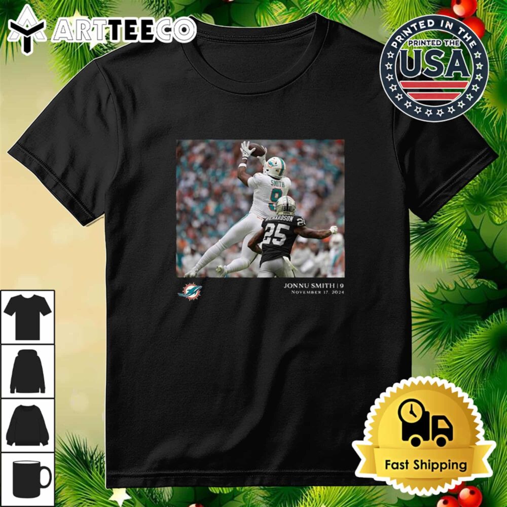 Jonnu Smith Miami Dolphins NFL Flash Features Week 11 T Shirt 3