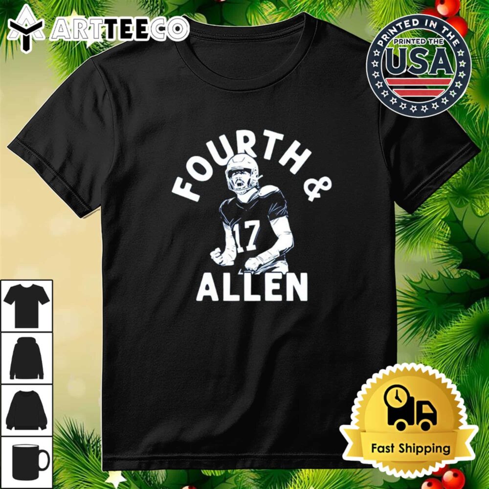 Josh Allen Fourth And Allen T Shirt 3