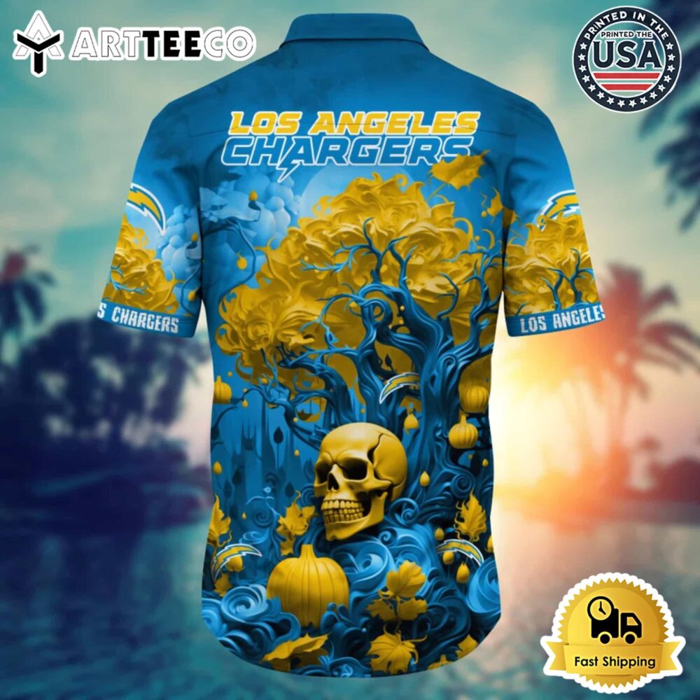 Los Angeles Chargers Skull Trending Hawaii Shirt New Arrivals 3