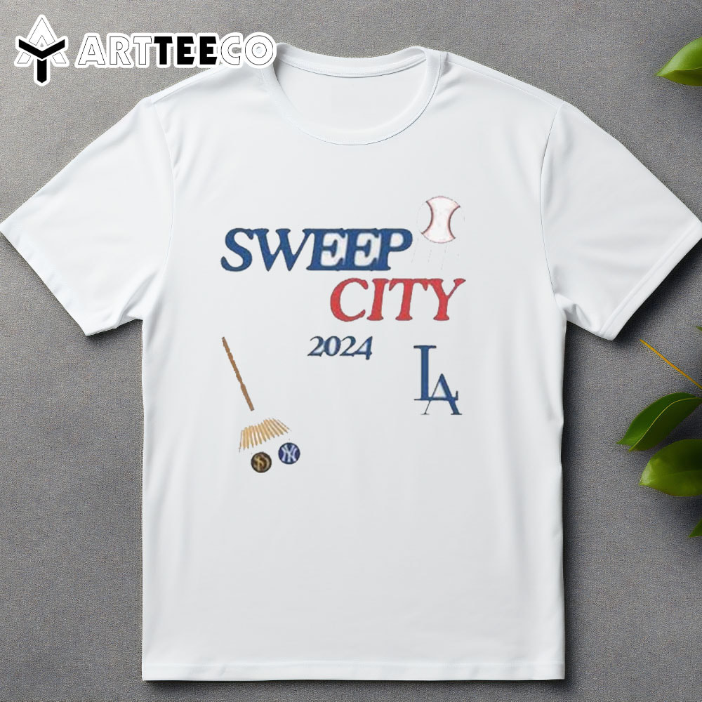 Los Angeles Dodgers 2024 Sweep City T Shirt