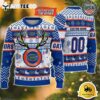 NCAA Florida Gators Special Reindeer Light Custom Name And Number Ugly Christmas Sweater