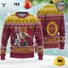 NCAA Iowa State Cyclones Football HO HO HO Custom Name Ugly Christmas Sweater