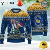 NCAA Pittsburgh Panthers Football HO HO HO Custom Name Ugly Christmas Sweater