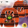 NFL Cincinnati Bengals Christmas x Grinch Ugly Christmas Sweater