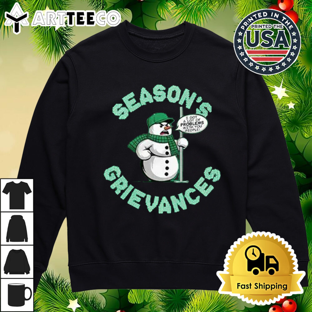 New York Jets Woody Johnson Season's Grievances Shirt 4