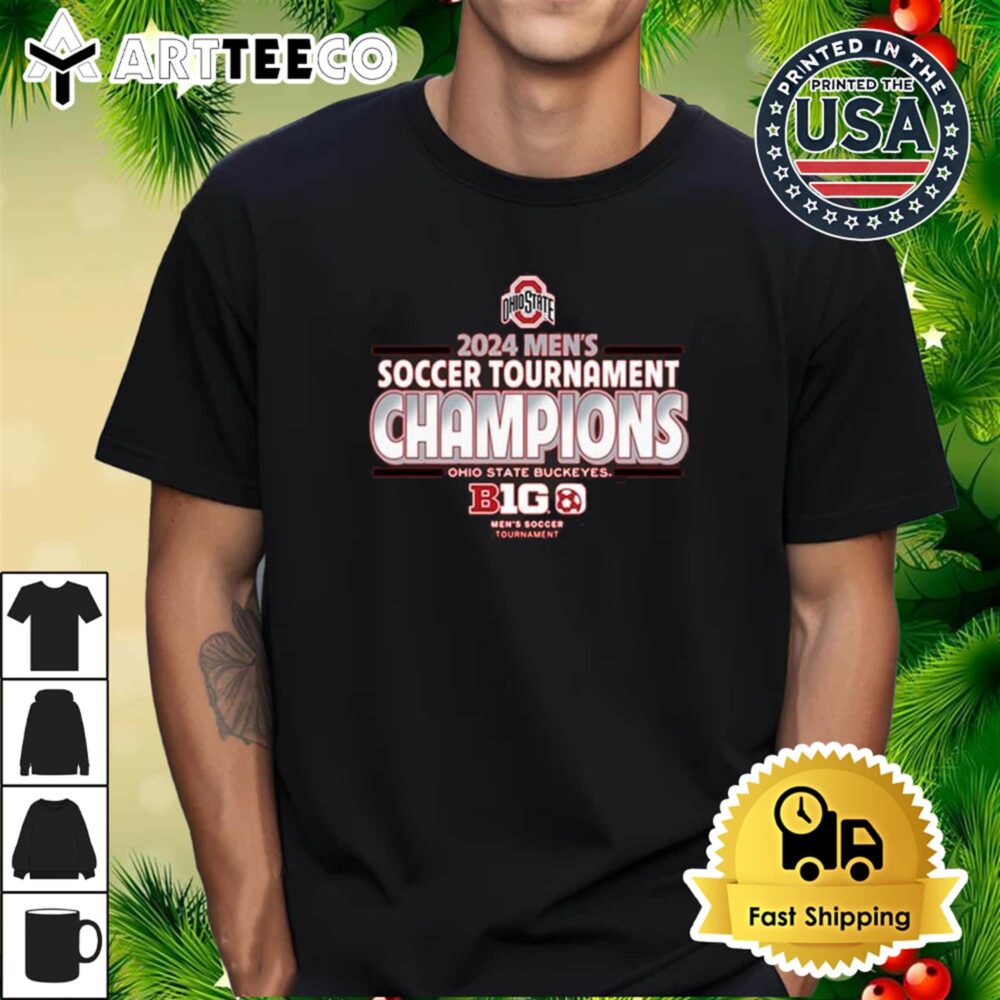 Ohio State Men's Soccer 2024 Big Ten Tournament Champions T Shirt 1