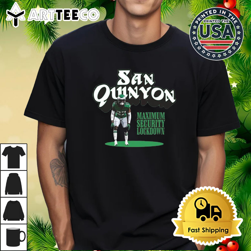 Quinyon Mitchell San Quinyon Maximum Security Lockdown Shirt 1