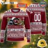 South Carolina Gamecocks Logo Team Football Custom Name And Number Christmas Ugly Sweater