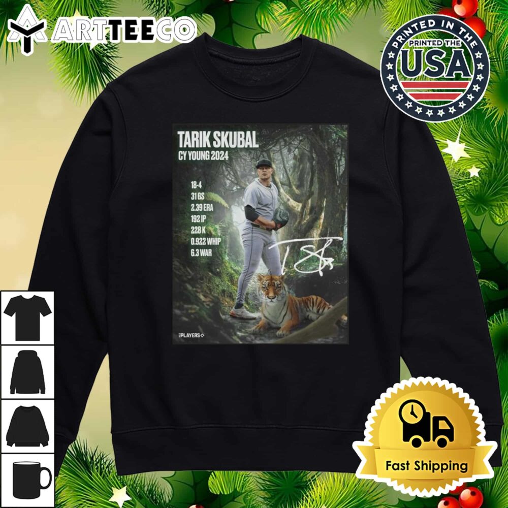 Tarik Skubal Cy Young '24 Signature Retro T Shirt 4