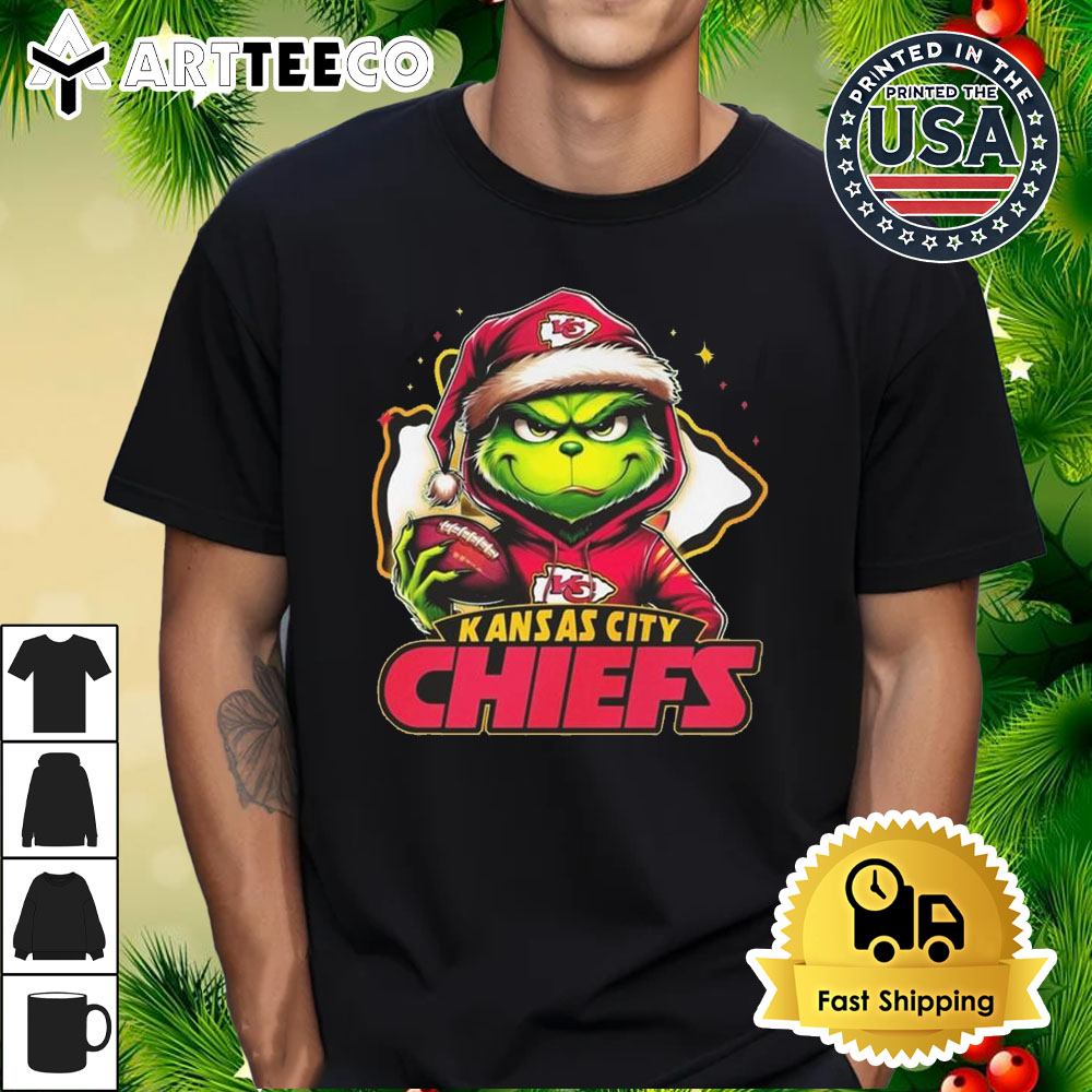 The Grinch x Kansas City Chiefs T Shirt 1