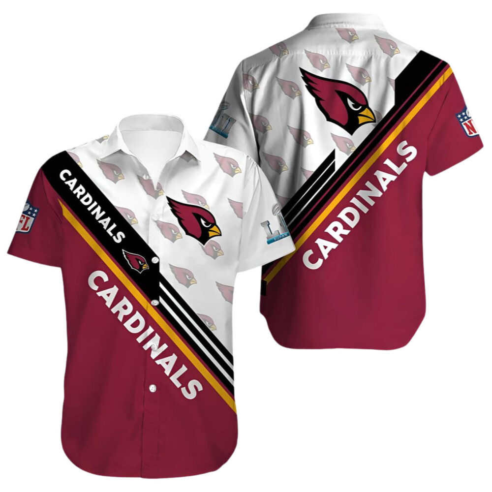 Arizona Cardinals Hawaiian Shirt Logo NFL Gifts For Fans 1