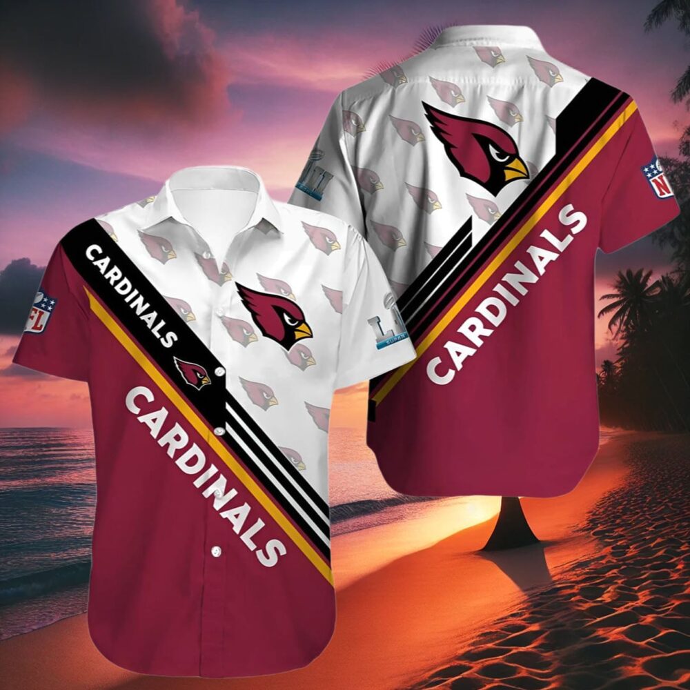 Arizona Cardinals Hawaiian Shirt Logo NFL Gifts For Fans 2