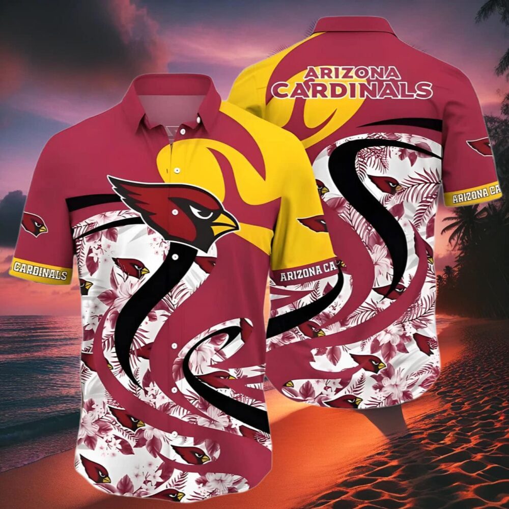 Arizona Cardinals Hawaiian Shirt Mens Practical Beach NFL Gifts For Fans 2