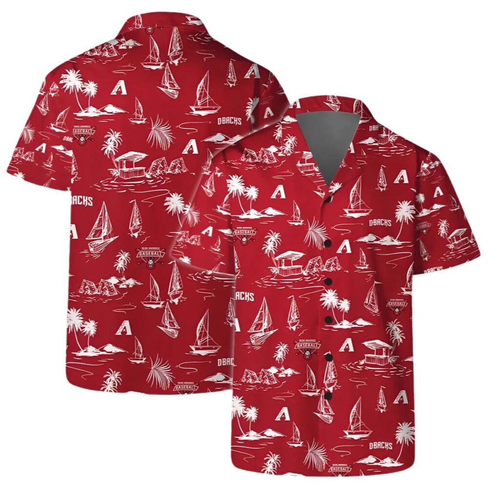 Arizona Diamondbacks Desert Radiance Hawaiian Shirt MLB Aloha Shirt Gift For Fans 1