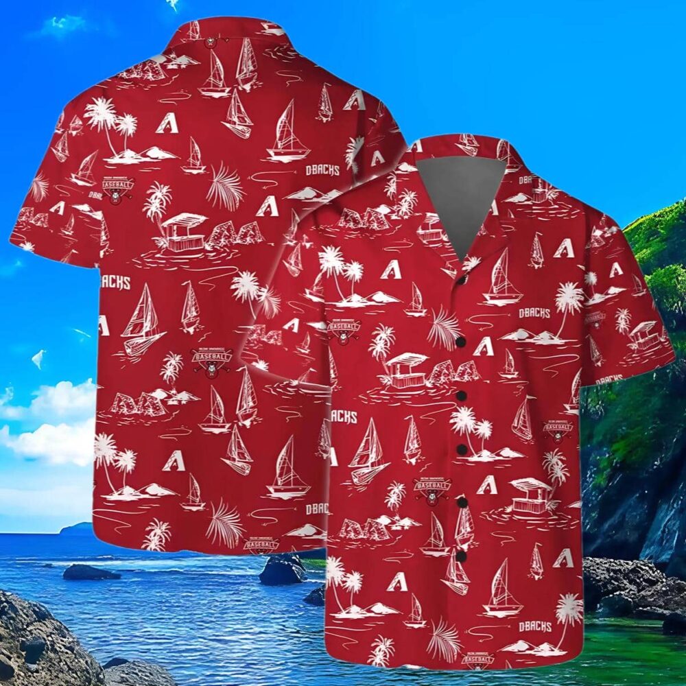 Arizona Diamondbacks Desert Radiance Hawaiian Shirt MLB Aloha Shirt Gift For Fans 3