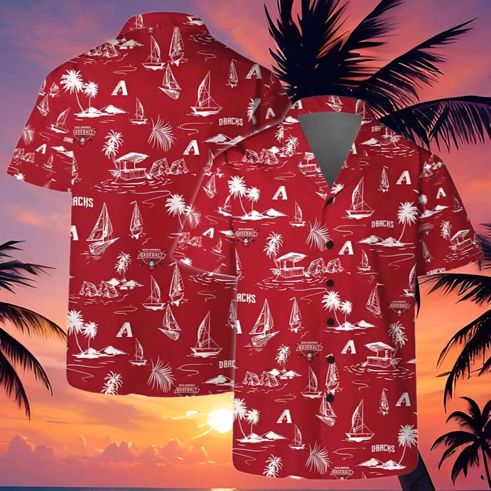 Arizona Diamondbacks Desert Radiance Hawaiian Shirt MLB Aloha Shirt Gift For Fans 4