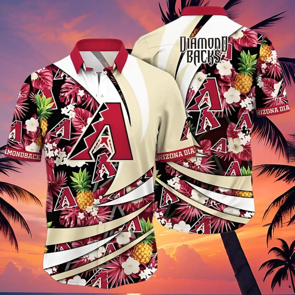 Arizona Diamondbacks Hawaiian Shirt August Knockout Game Shirts MLB Aloha Shirt Gift For Fans 4