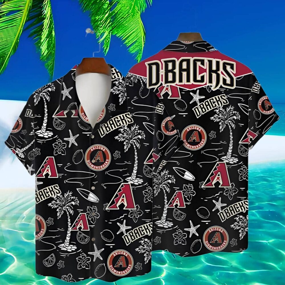 Arizona Diamondbacks Hawaiian Shirt Logo Desert Oasis MLB Aloha Shirt Gift For Fans 2