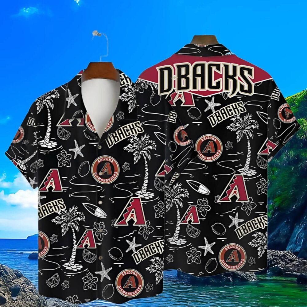 Arizona Diamondbacks Hawaiian Shirt Logo Desert Oasis MLB Aloha Shirt Gift For Fans 3