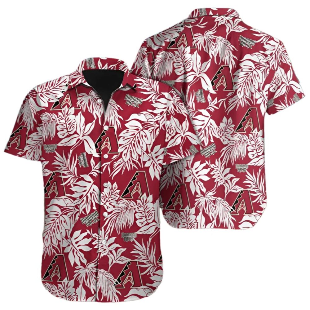 Arizona Diamondbacks Hawaiian Shirt Sunlit Horizon MLB Aloha Shirt Gift For Fans 1