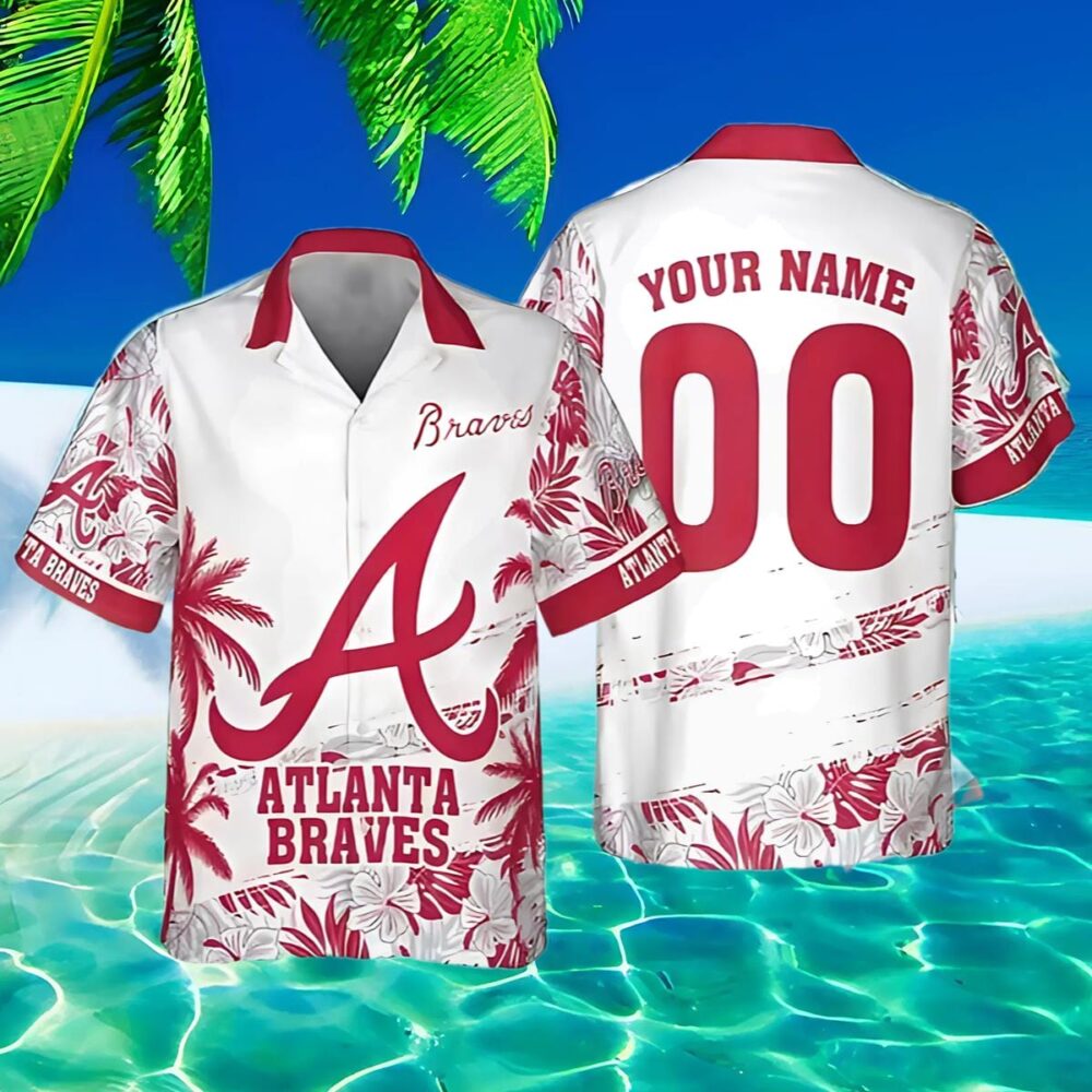 Atlanta Braves Hawaiian Shirt Custom Mlb Flower Pattern Summer MLB Aloha Shirt Gift For Fans 2