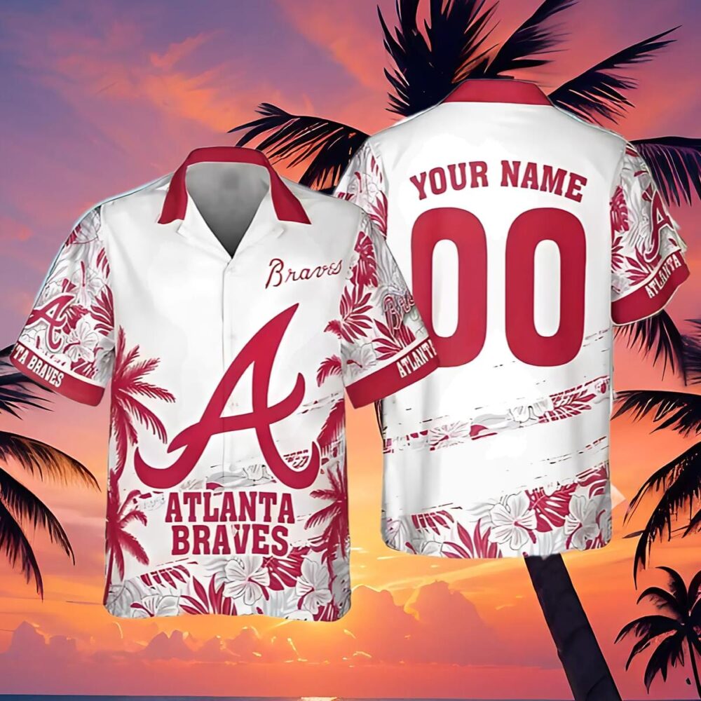 Atlanta Braves Hawaiian Shirt Custom Mlb Flower Pattern Summer MLB Aloha Shirt Gift For Fans 4